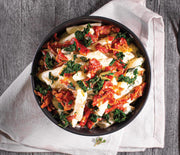 Vegetarian Meal - Creamy Spinach and Sundried Tomato Penne Pasta