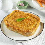 Vegetarian Meal - Creamy Mushroom And Carrot Pie